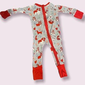 Little Sleepies Valentines Footie